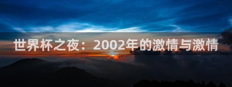 世界杯预选赛欧洲赛区积分榜:世界杯之夜:2002年的激情与激情